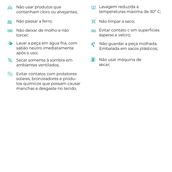 CUIDADOS COM O PRODUTO